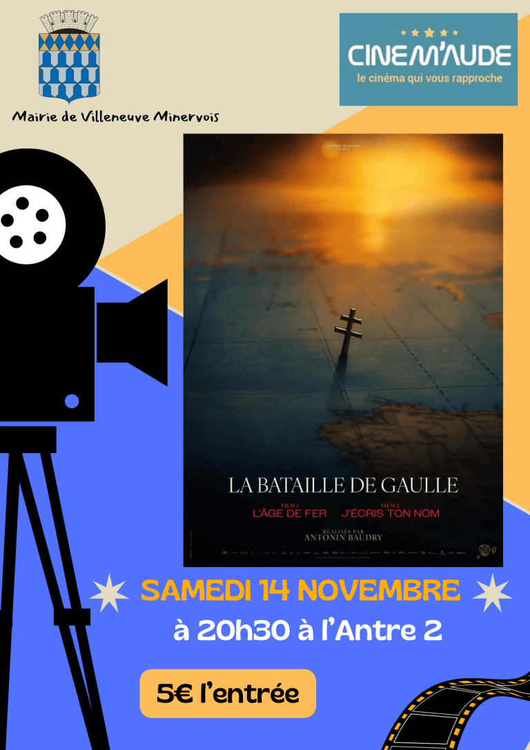 🎬🍿 Projection du film « La Bataille de Gaulle (PARTIE 2) » à l’Antre 2